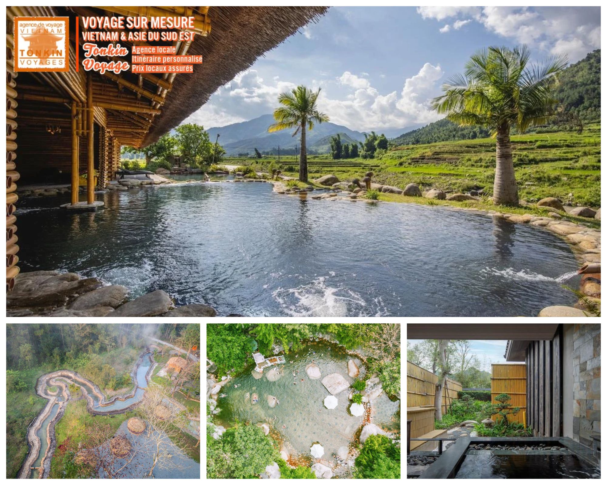 Sources chaudes au Vietnam : onsen et s&eacute;jours bien-&ecirc;tre avec l'agence locale Tonkin Voyage